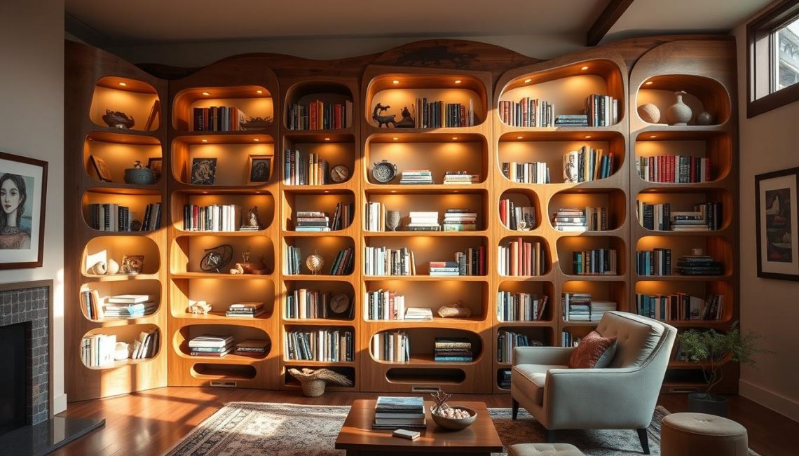 custom bookshelves